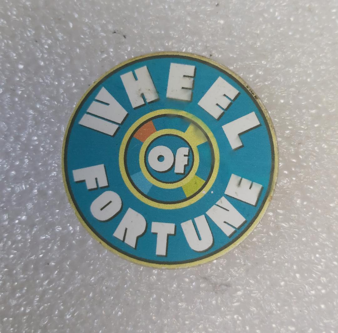 STERN WHEEL OF FORTUNE Original Pinball Machine Promotional Key Fob